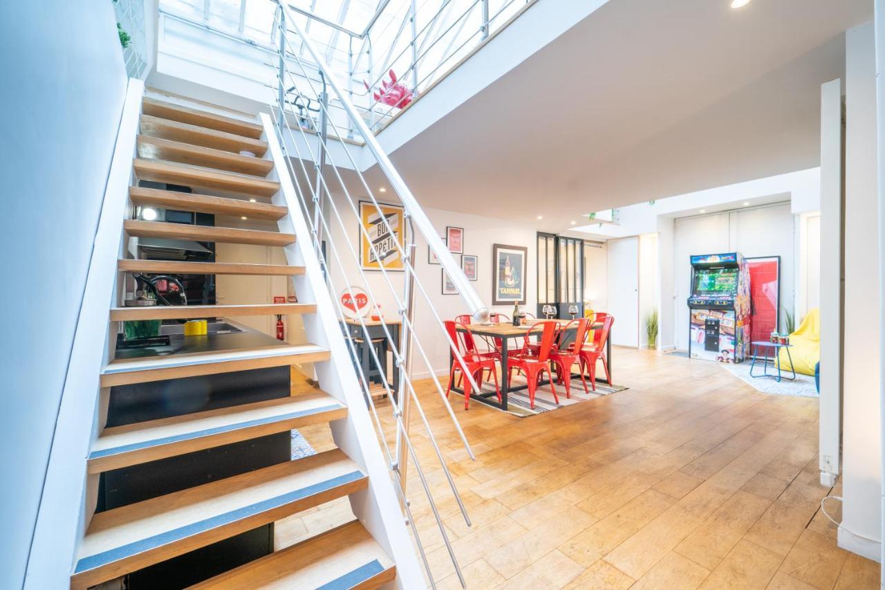 Loft Familial Au Coeur De Paris Avec Clim, Arcade Et Baby-Foot Proche Republique Et Canal St Martin エクステリア 写真